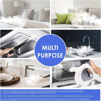 Handheld Multi-Surface Pressurized Steam Cleaner With 12 Accessories